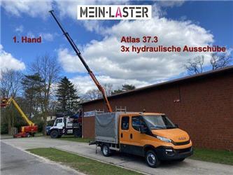 Iveco Daily 50C18 Doka Atlas 37 7m-350 kg AHK