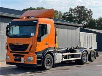 Iveco Stralis 460 6x2 Lenk/Lift Palfinger Abrollkipper