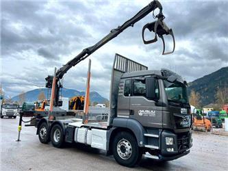 MAN TGS 26.500 6X2 gelenkt Retarder Kran Penz 12Z