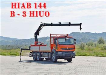 Renault KERAX 380 * HIAB 144 B-3 HIDUO*FUNK *6x4