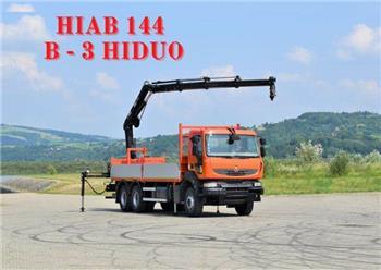 Renault KERAX 410 * HIAB 144 B-3 HIDUO / 6x4 * TOP