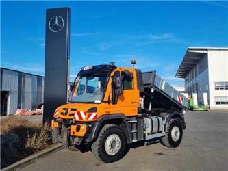 Unimog U 527 4x4 Kipper Hydrostat Vario-Pilot Zapfwelle