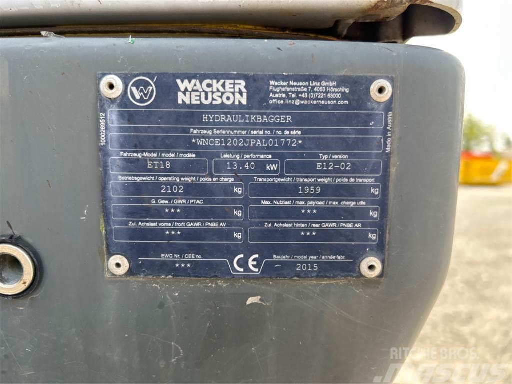 Wacker Neuson ET 18 VDS Minikaivukoneet < 7t