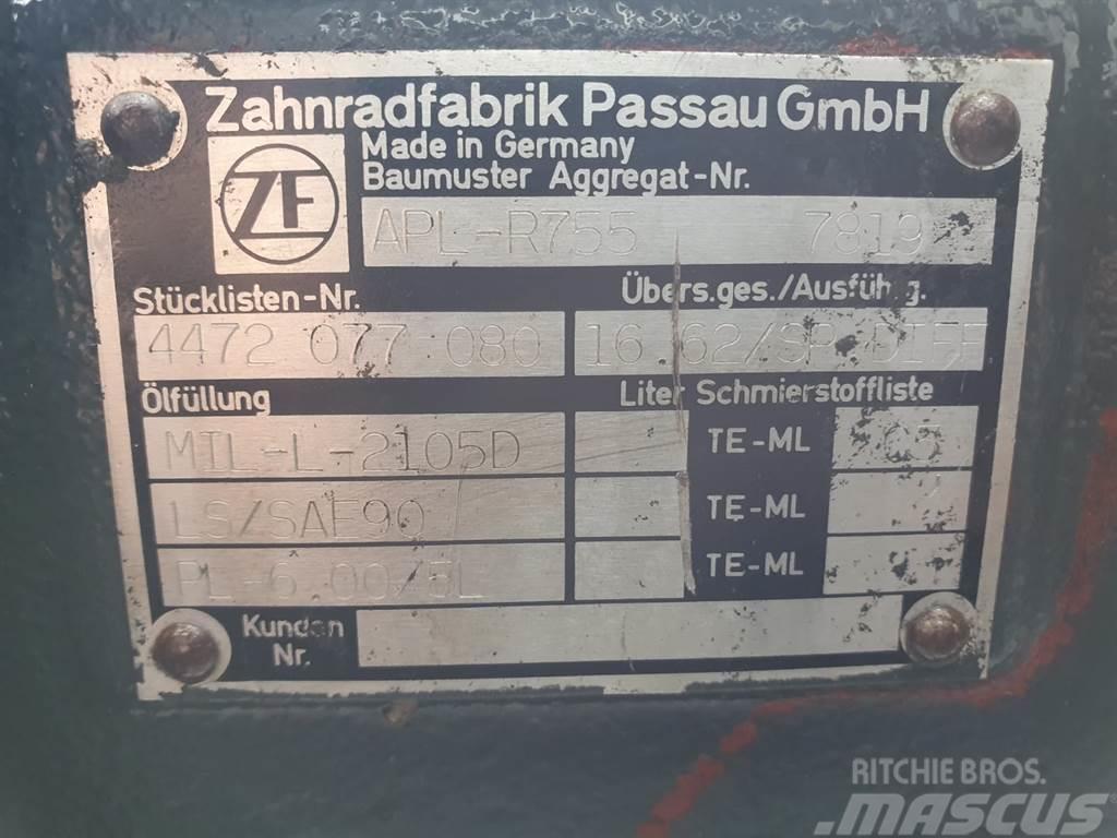 ZF APL-R755 - Ahlmann AZ 14 - Axle Akselit
