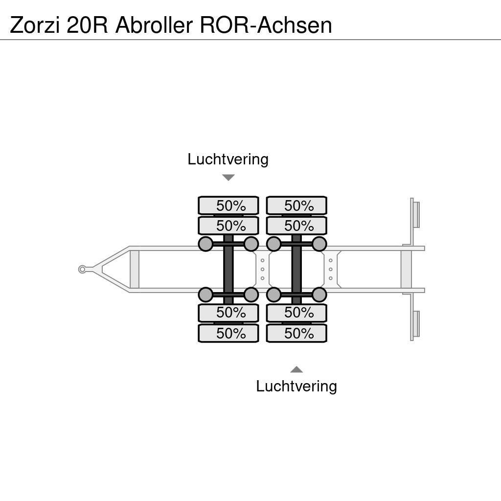 Zorzi 20R Abroller ROR-Achsen Perävaunualustat