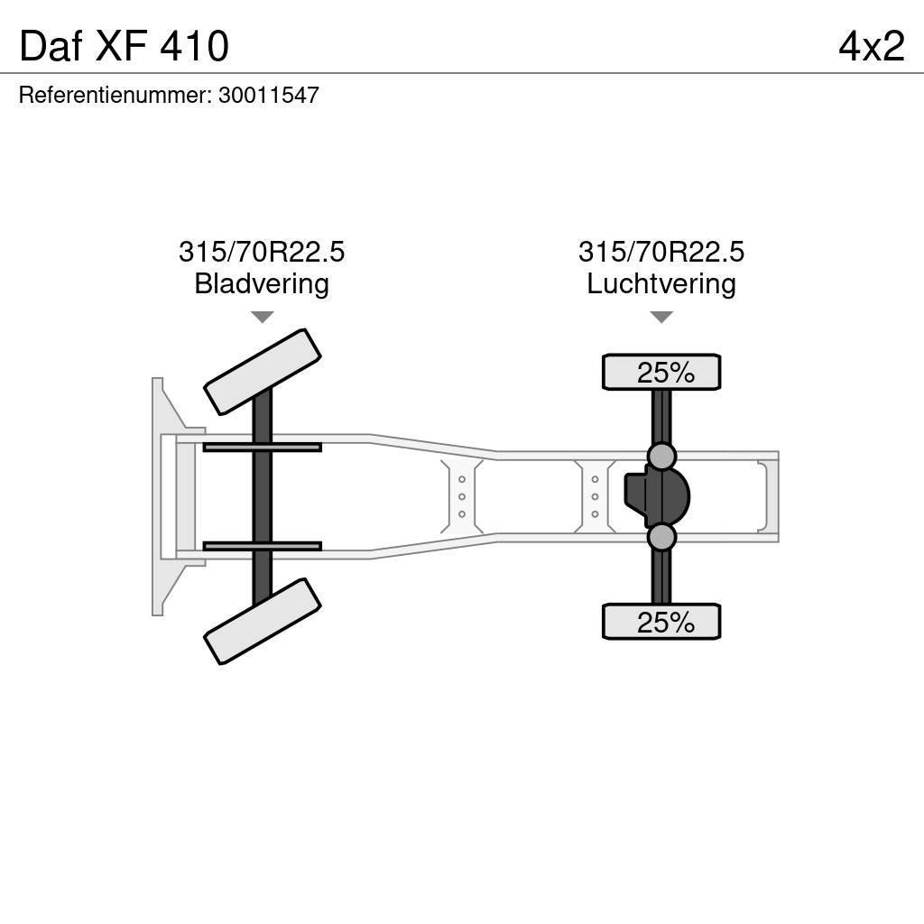 DAF XF 410 Vetopöytäautot