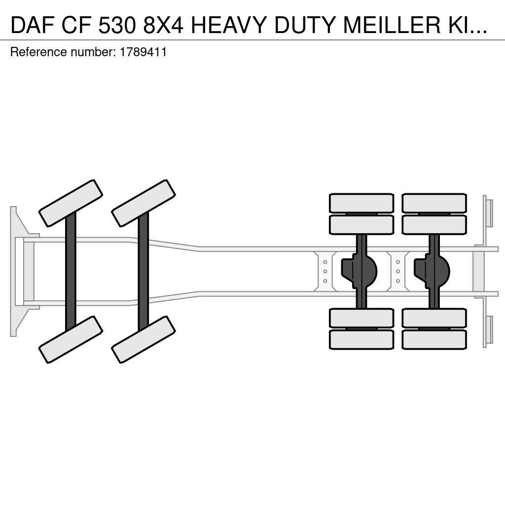 DAF CF 530 8X4 HEAVY DUTY MEILLER KIPPER/TIPPER EX DEM Sora- ja kippiautot