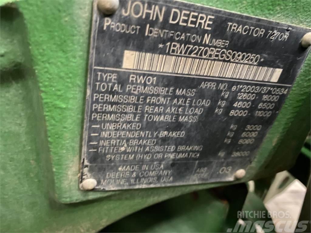 John Deere 7270R Traktorit
