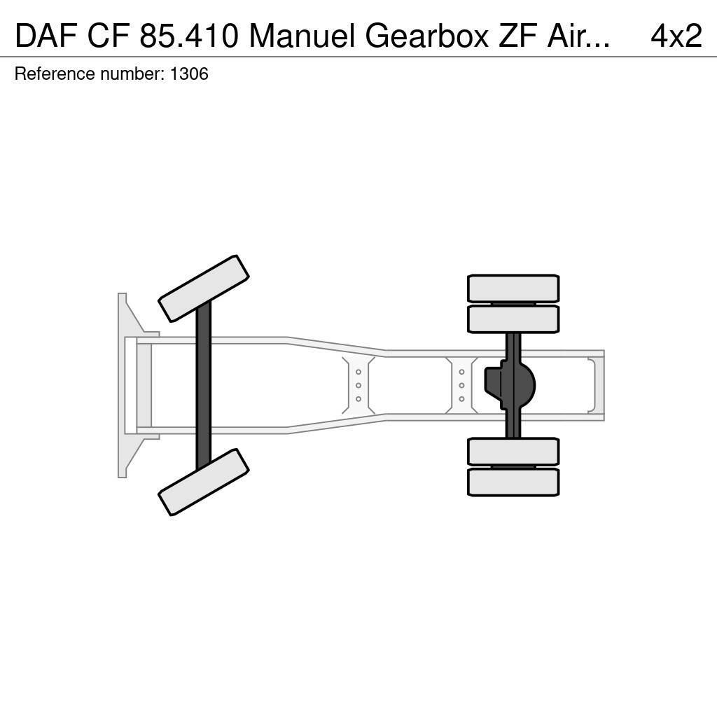 DAF CF 85.410 Manuel Gearbox ZF Airconditioning SpaceC Vetopöytäautot