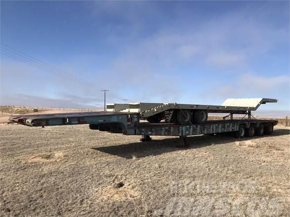  NABORS 75-TON 4-AXLE REMOVABLE NECK Low loader-semi-trailers