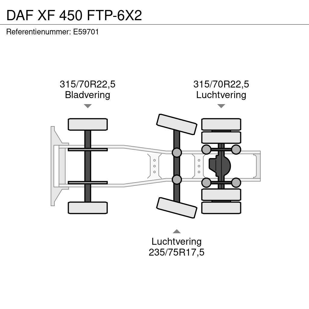 DAF XF 450 FTP-6X2 Vetopöytäautot
