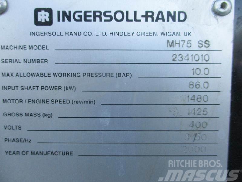 Ingersoll Rand MH 75 SS Kompressorit