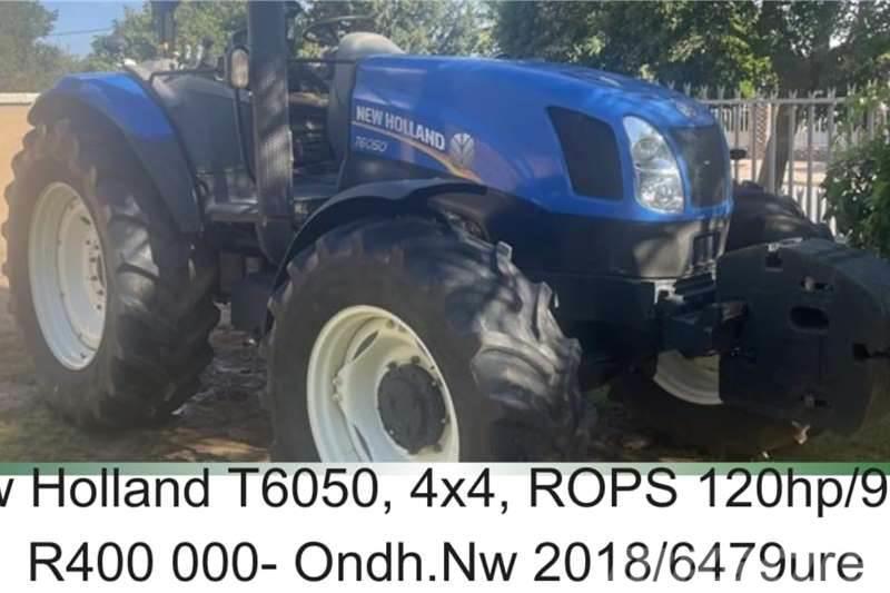 New Holland T6050 - ROPS - 120hp / 93kw Traktorit