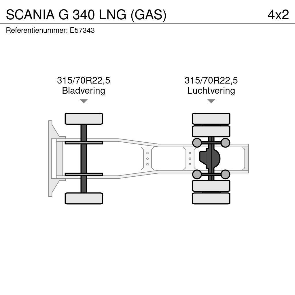 Scania G 340 LNG (GAS) Vetopöytäautot