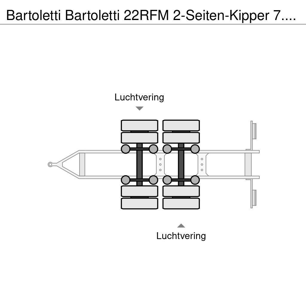 Bartoletti 22RFM 2-Seiten-Kipper 7.30m Tipper trailers