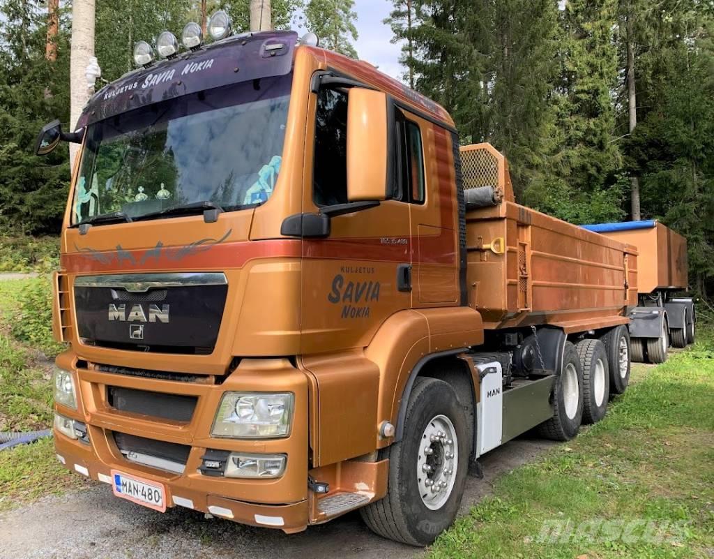 MAN TGS 35.480 8x4 Sora- ja kippiautot
