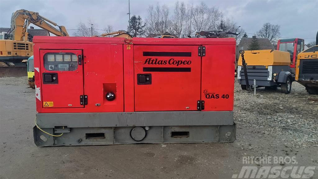 Atlas Copco QAS 40 30 50 60 INGERSOLL RAND 40 DOSSAN Dieselgeneraattorit