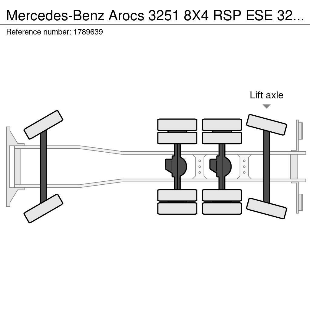 Mercedes-Benz Arocs 3251 8X4 RSP ESE 32/10-DV-K SAUGBAGGER/SUCTI Paine-/imuautot