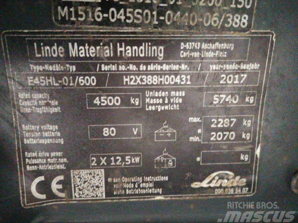 Linde E45HL/01-600 Sähkötrukit