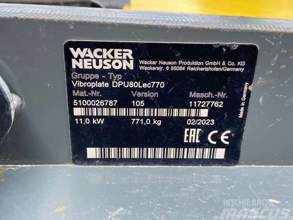 Wacker Neuson DPU80Lec770 Tärylevyt