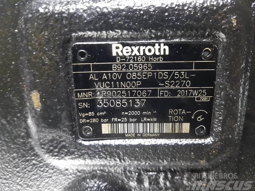 Rexroth ALA10VO85EP1DS/53L - Load sensing pump Hydrauliikka