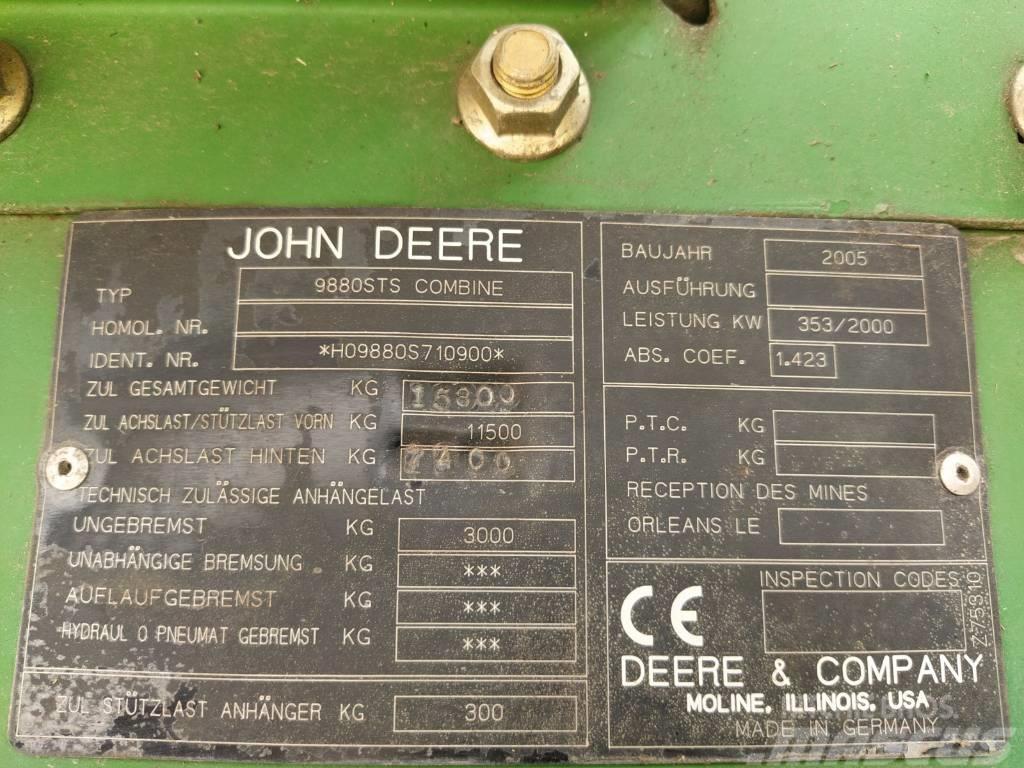 John Deere 9880 i STS Leikkuupuimurit