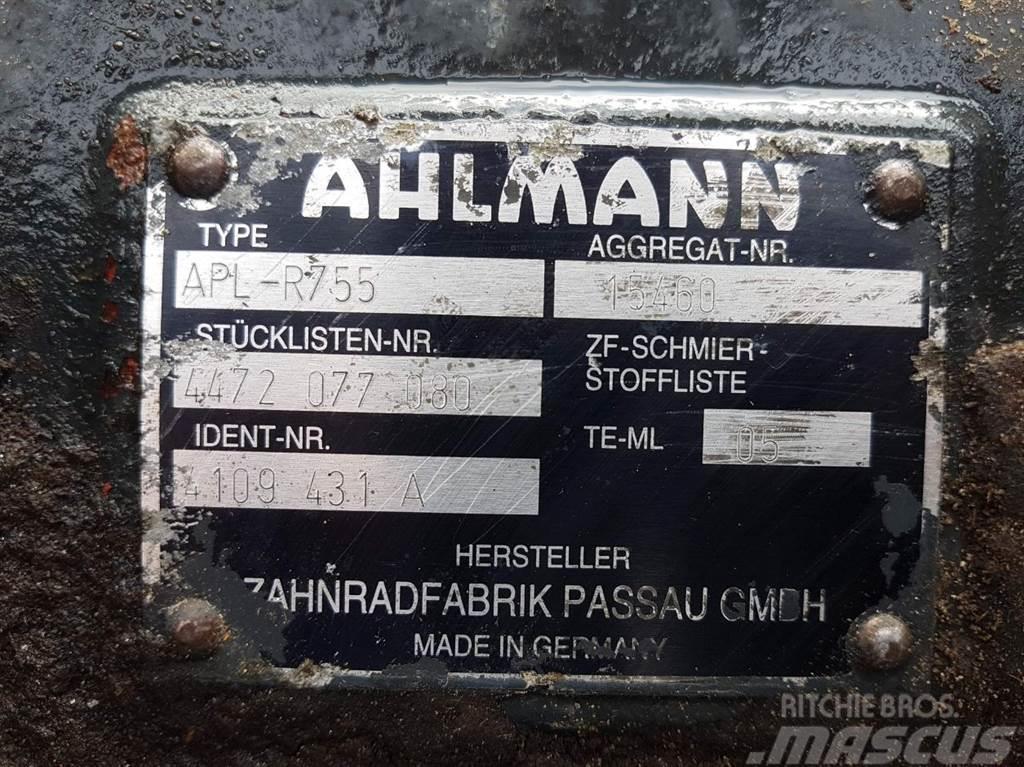 Ahlmann AZ14-ZF APL-R755-4472077080/4109431A-Axle/Achse/As Akselit