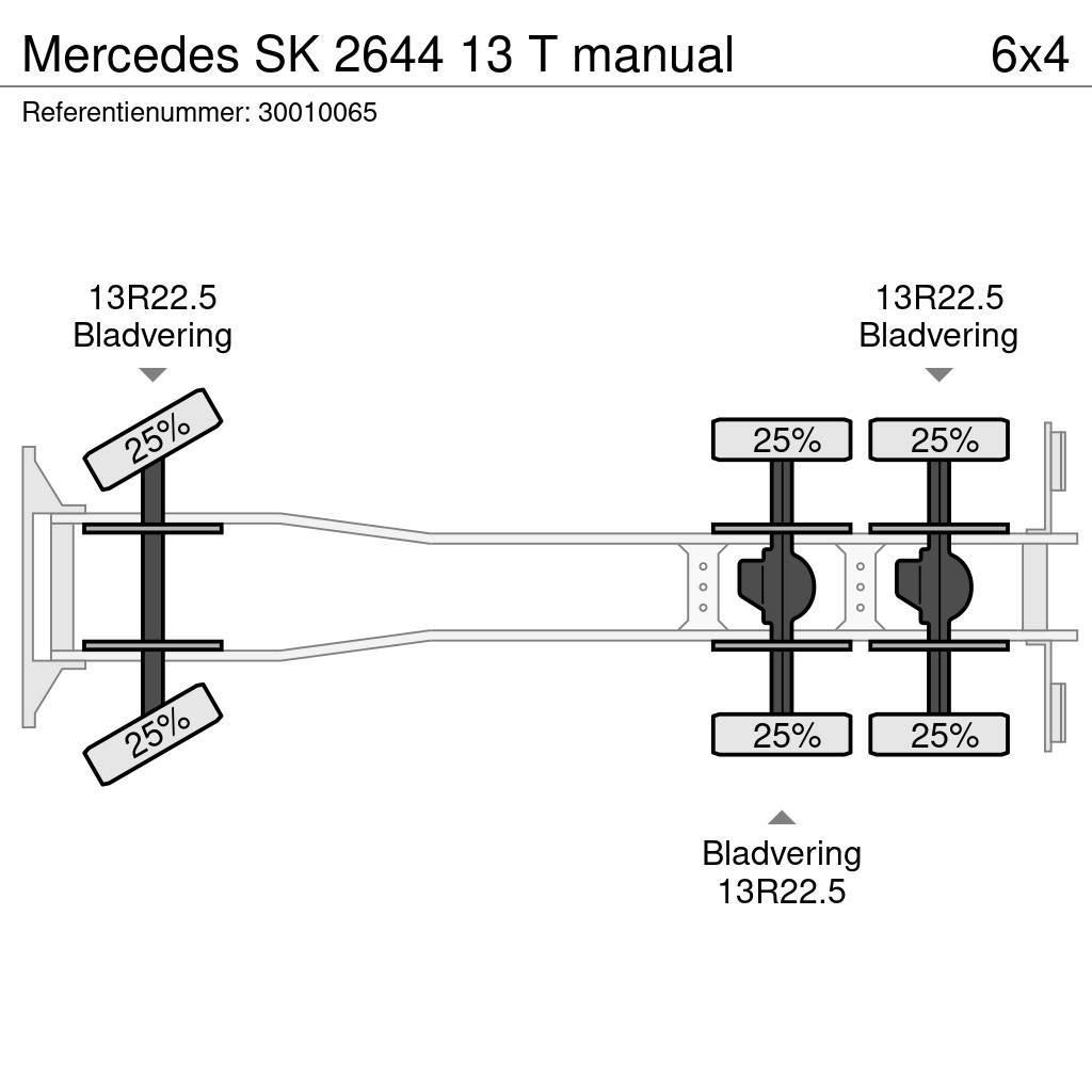 Mercedes-Benz SK 2644 13 T manual Sora- ja kippiautot