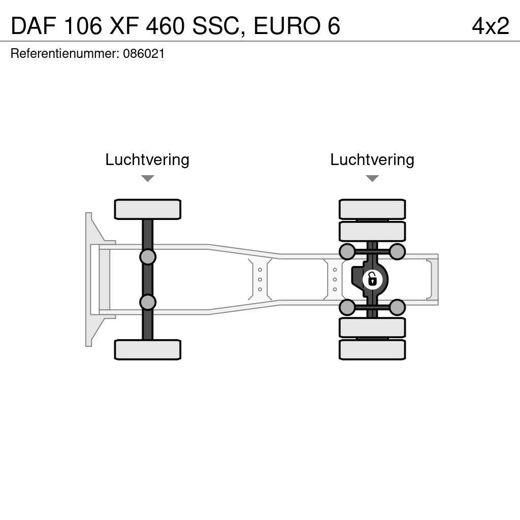 DAF 106 XF 460 SSC, EURO 6 Vetopöytäautot