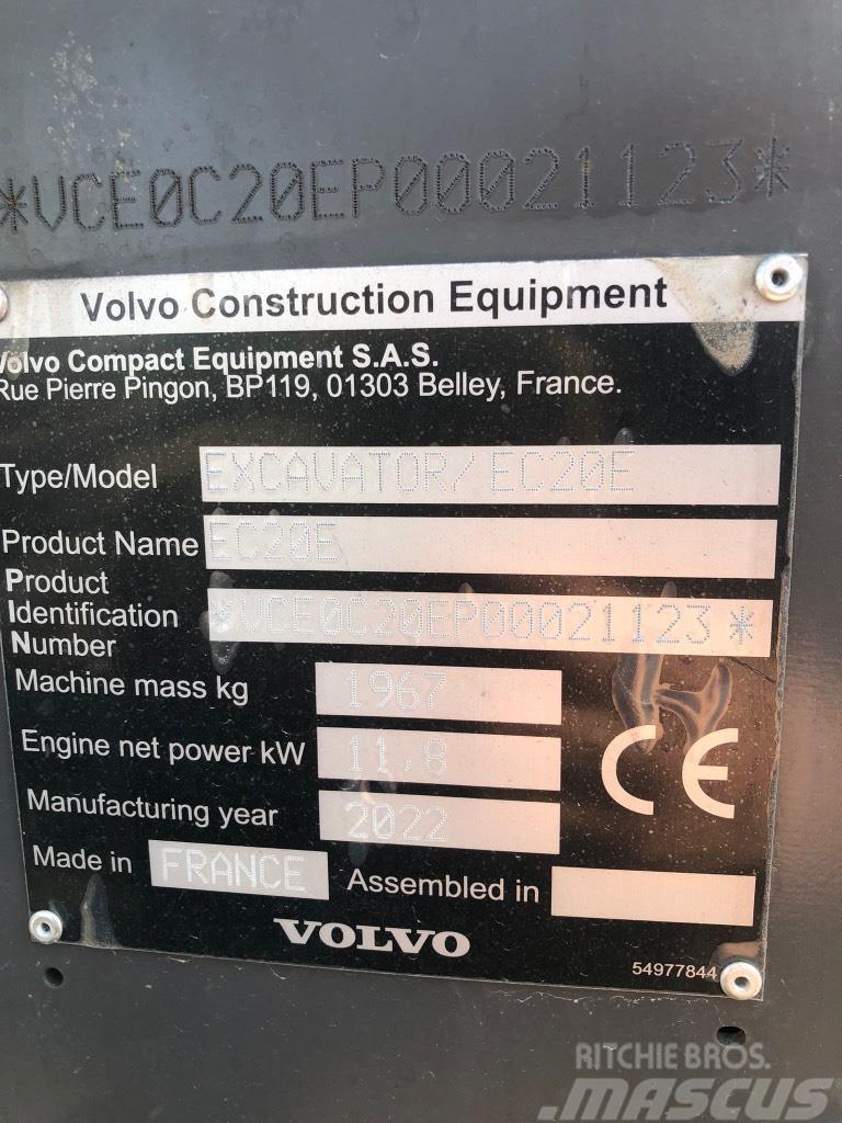 Volvo EC 20 E Minikaivukoneet < 7t
