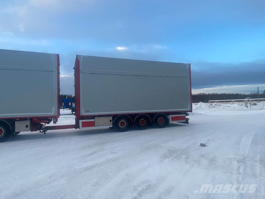 Närko Puoliperävaunu + Keskiakseliperävaunu Curtainsider semi-trailers