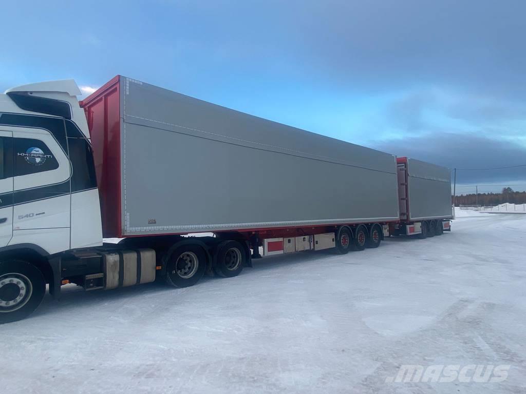 Närko Puoliperävaunu + Keskiakseliperävaunu Curtainsider semi-trailers