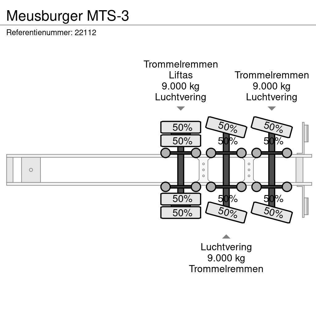 Meusburger MTS-3 Puoliperävaunulavetit