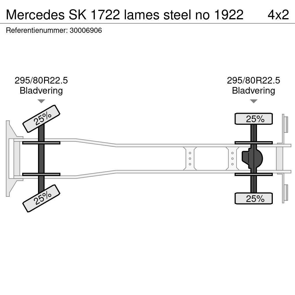 Mercedes-Benz SK 1722 lames steel no 1922 Kuorma-autoalustat