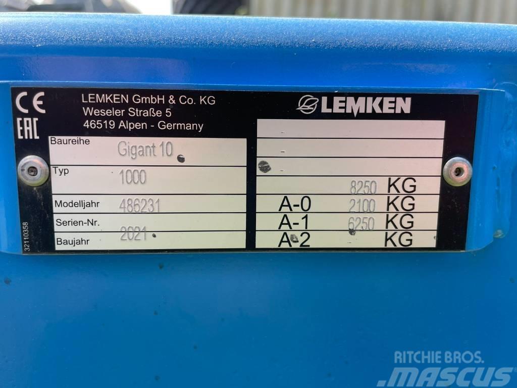 Lemken System Trac Gigant 10/1000 System-Kompaktor Kultivaattorit