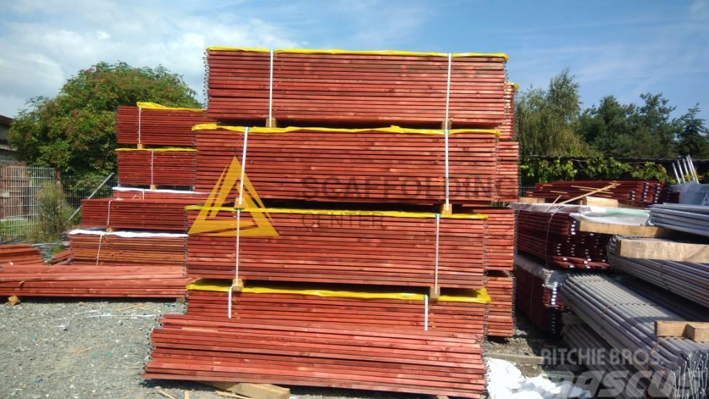  Scaffolding Gerüst 500qm T.Plettac Holz vom Herste Telineet ja lisäosat