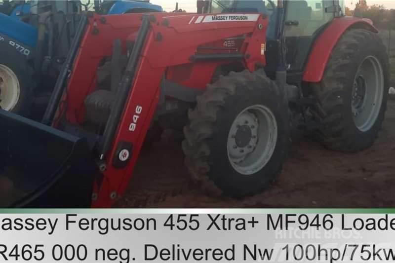 Massey Ferguson 455 Xtra + MF 946 loader - 100hp / 75kw Traktorit