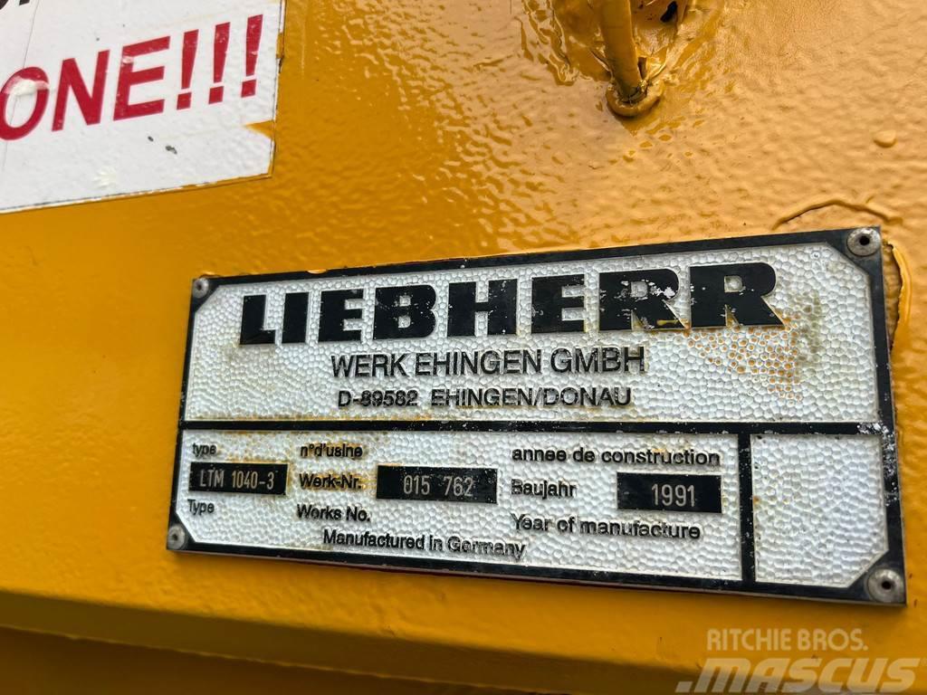 Liebherr LTM 1040 Automacara Mobiilinosturit