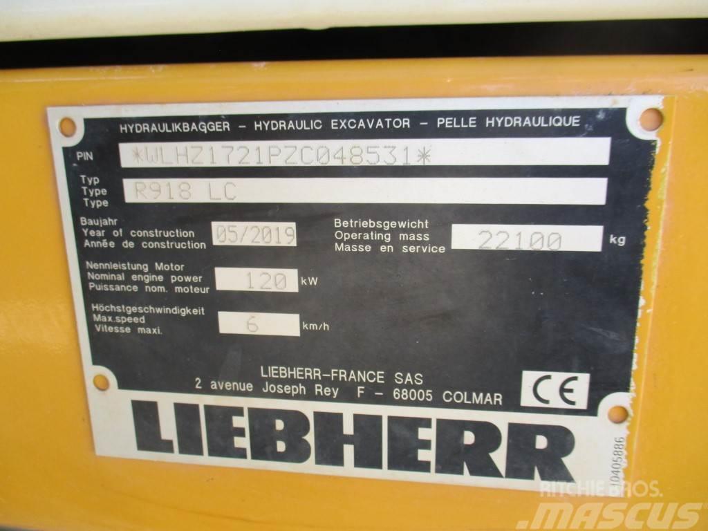 Liebherr R 918 Litronic Telakaivukoneet