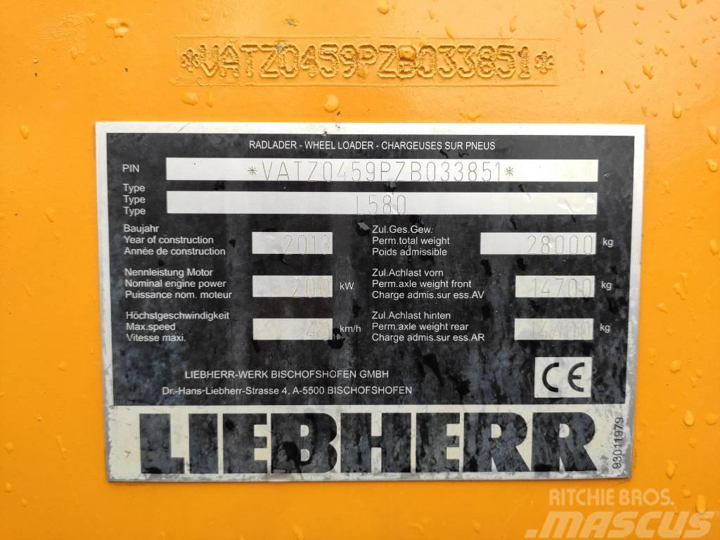 Liebherr L580 2plus2 Bj 2013' Pyöräkuormaajat