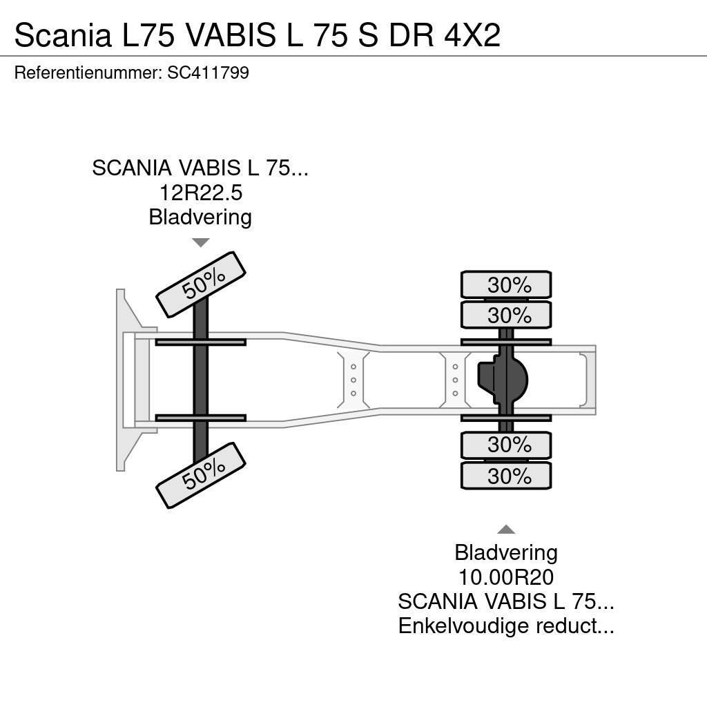 Scania L75 VABIS L 75 S DR 4X2 Vetopöytäautot