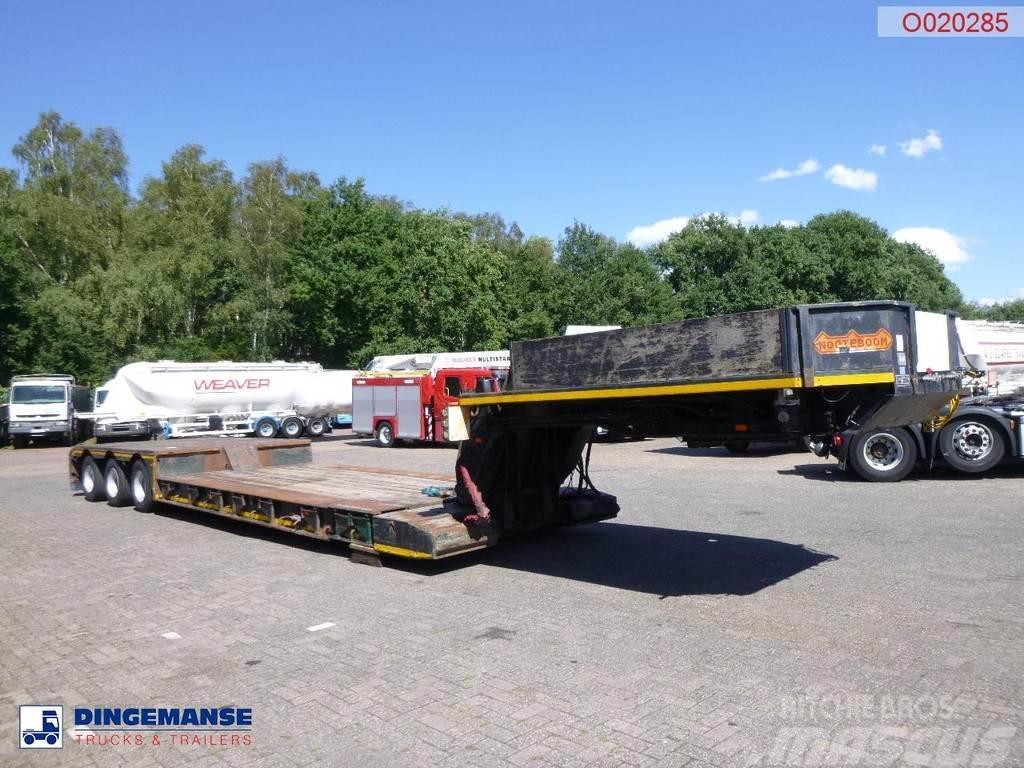 Nooteboom 3-axle lowbed trailer 33 t / extendable 8.5 m Puoliperävaunulavetit