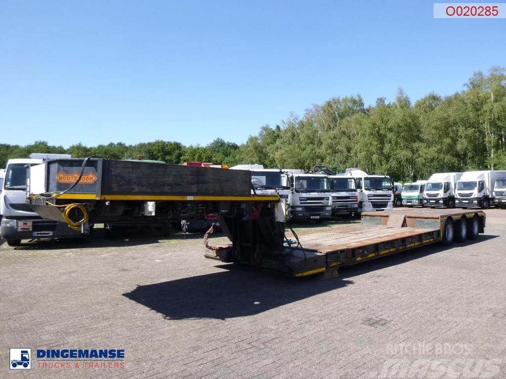 Nooteboom 3-axle lowbed trailer 33 t / extendable 8.5 m Puoliperävaunulavetit