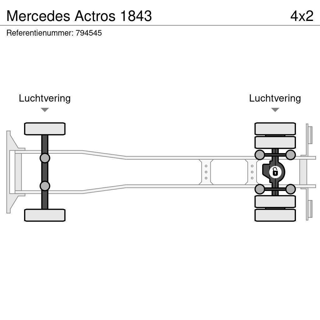 Mercedes-Benz Actros 1843 Lava-kuorma-autot