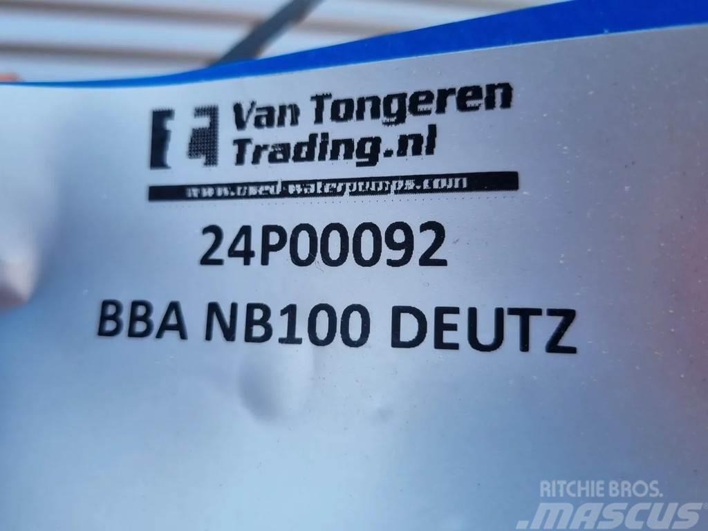 BBA NB100 + DEUTZ F2L 1011F Vesipumput