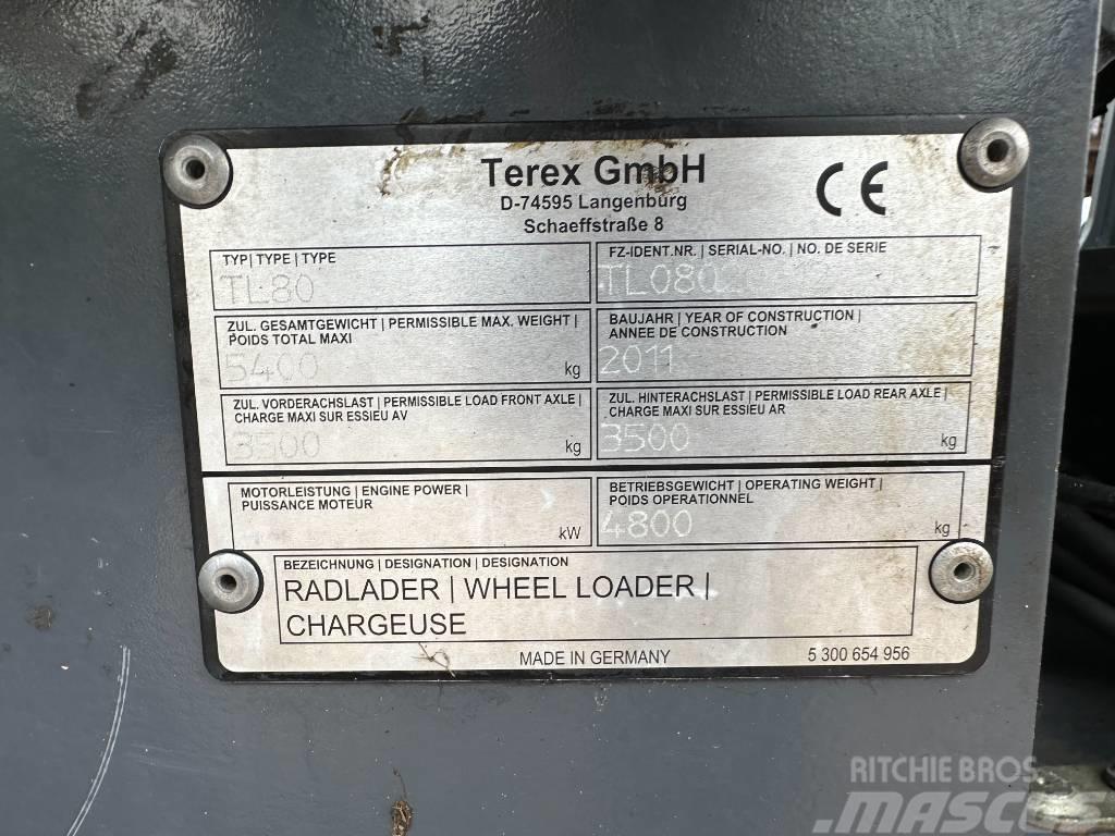 Terex TL 80 Pyöräkuormaajat