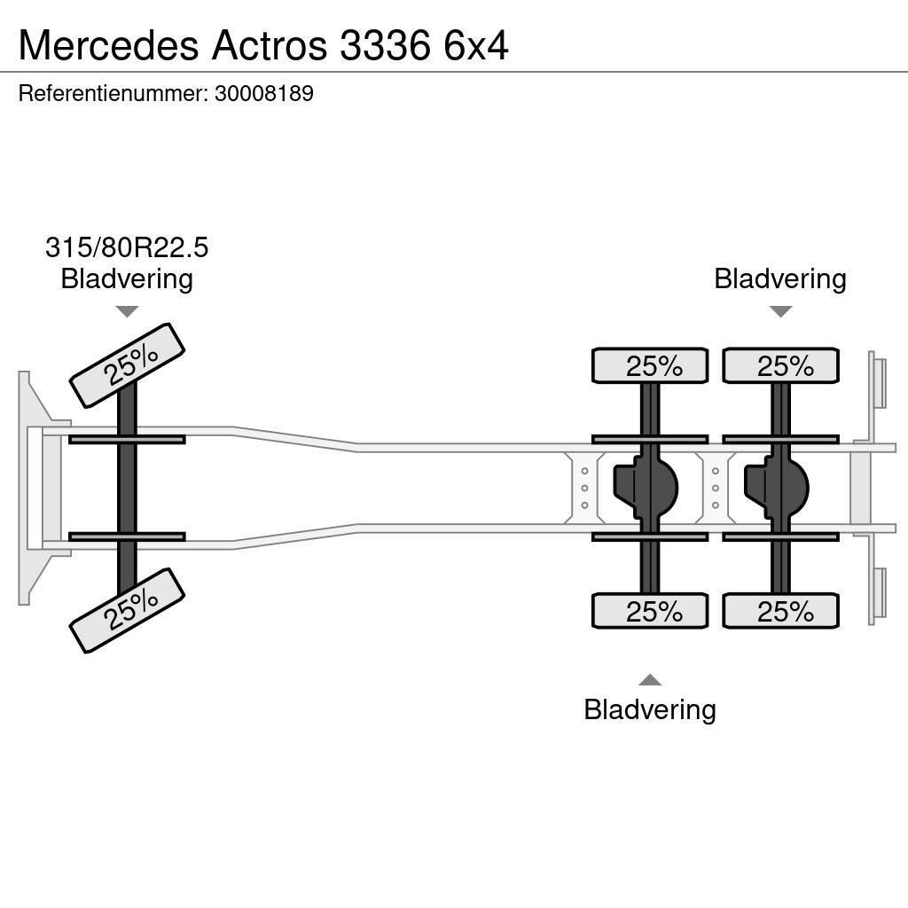 Mercedes-Benz Actros 3336 6x4 Sora- ja kippiautot