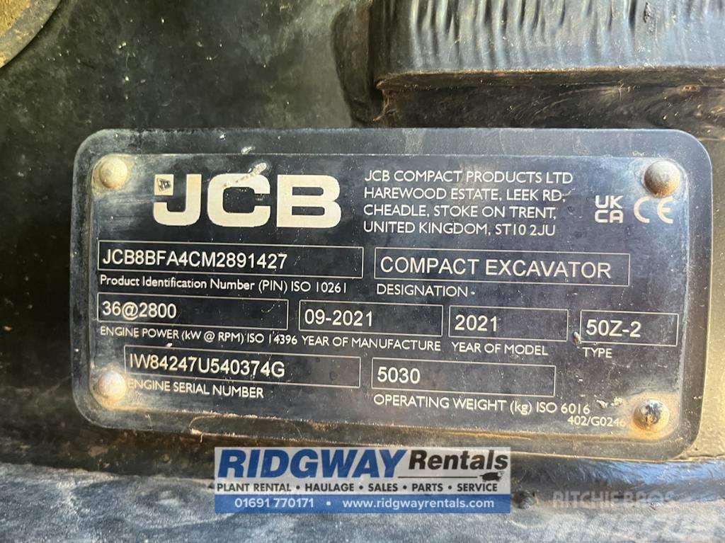 JCB 50 Z-2 Mini excavators < 7t (Mini diggers)