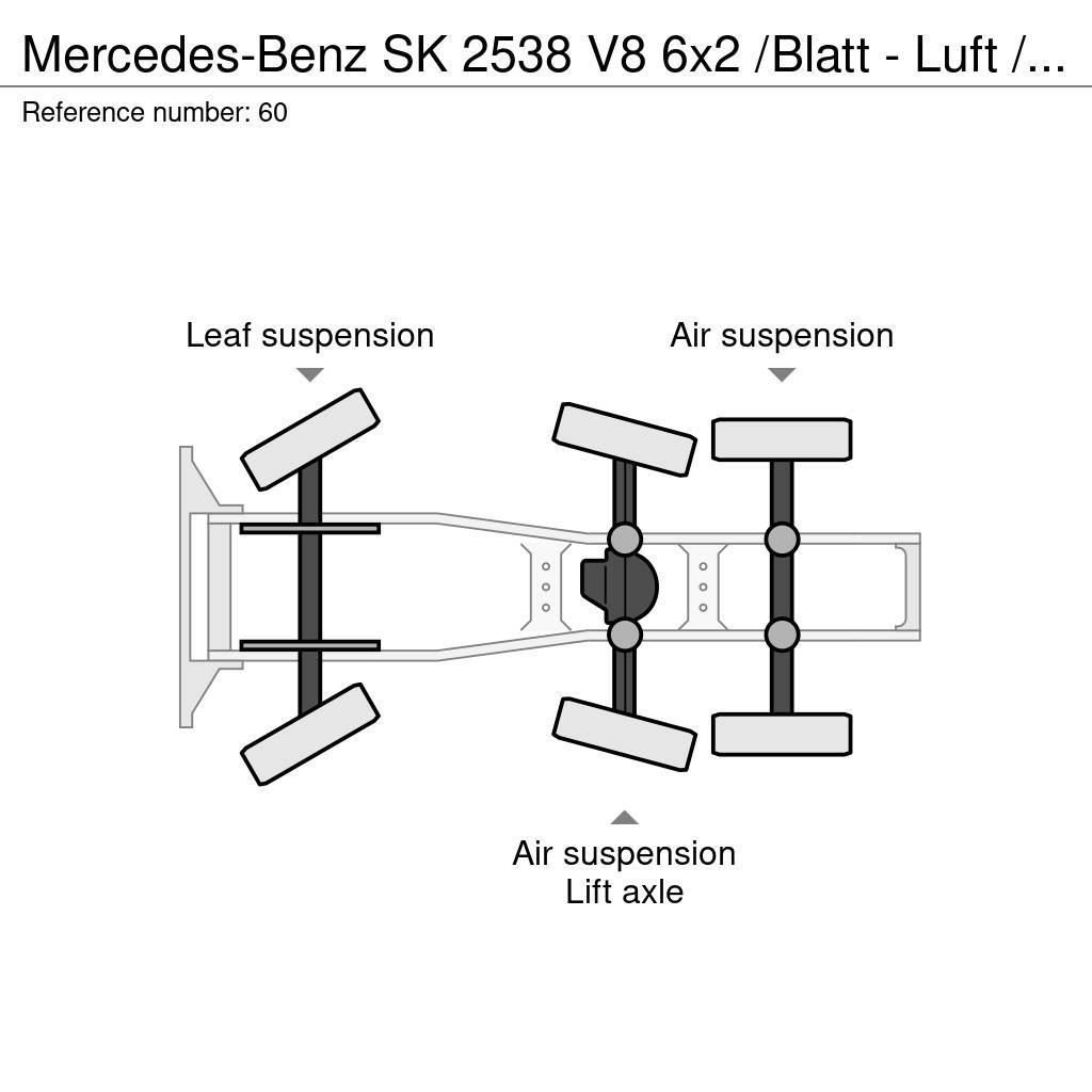 Mercedes-Benz SK 2538 V8 6x2 /Blatt - Luft / Lenk / Liftachse Vetopöytäautot