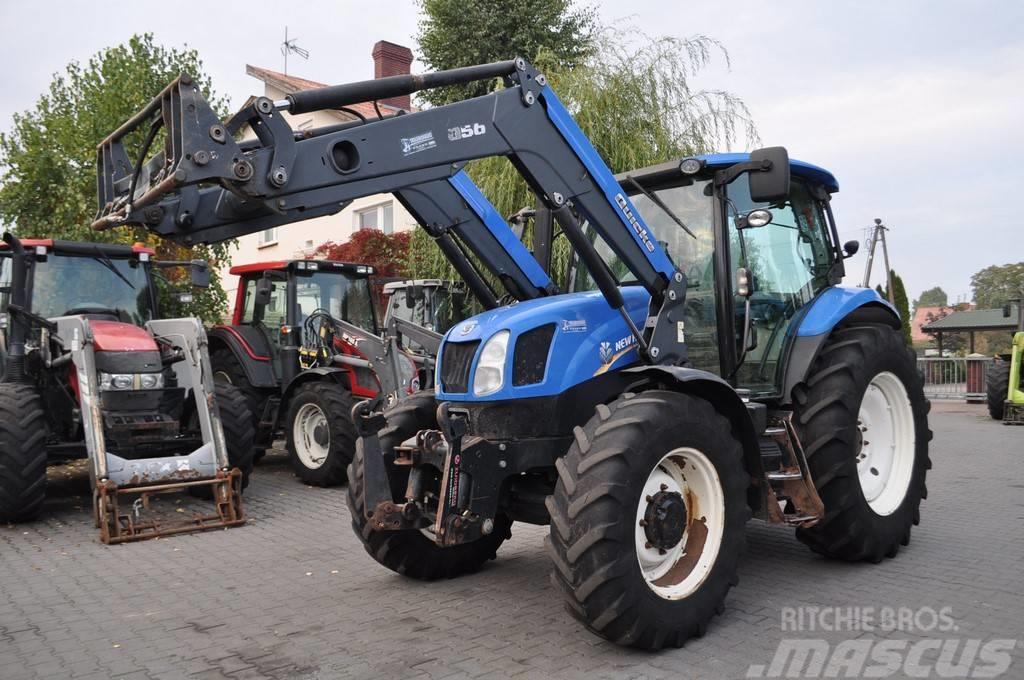 New Holland T6.140 + QUICKE Q56 Traktorit